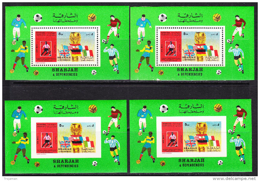 AE-SH	1	SHARJAH-	FOOTBALL. STARTING PRICE FOR THE ONE SET - Sonstige & Ohne Zuordnung