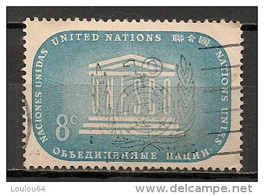 Timbres - Amérique - Nations Unies - 1955 -8 C. - - Oblitérés