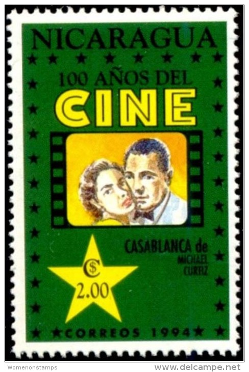 Casablanca By Michael Curtiz,  Hungarian American Film Director Cinema, Movie, MNH Nicaragua - Kino