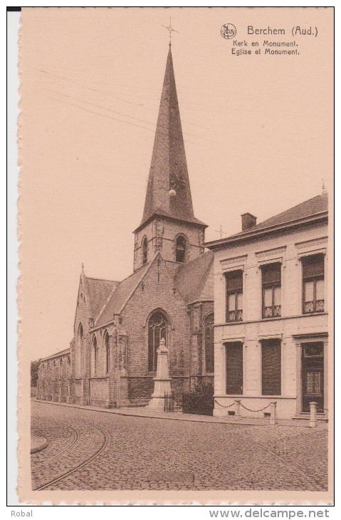 Oudenaarde Berchem Kerk En Monument - Oudenaarde