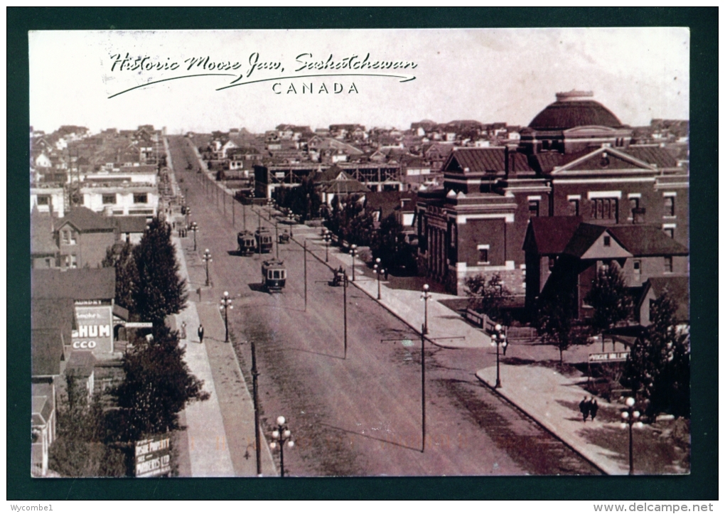 CANADA  -  Moose Jaw In 1911  Used Postcard As Scans (Reproduction) - Autres & Non Classés