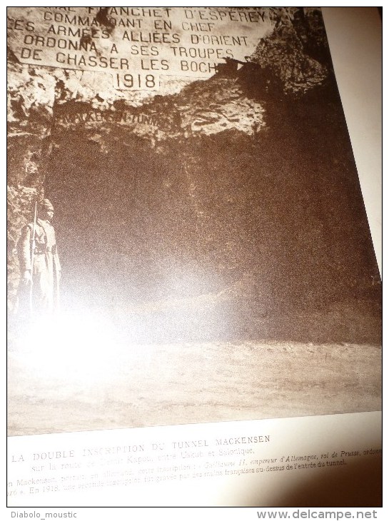 1919: Préparatifs Fête VICTOIRE;Projet VOIE TRIOMPHALE par artistes-Poilus;Dirigeable R-34 traverse Atlantique;AVEUGLES