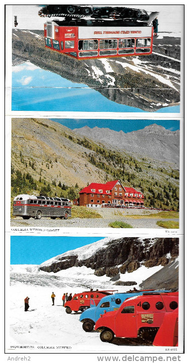 JASPER - ALBERTA - COLUMBIA ICEFIELD - JASPER NATIONAL PARK - CARNET SOUVENIR - SOUVENIR FOLDER - 12 PHOTOS - Jasper