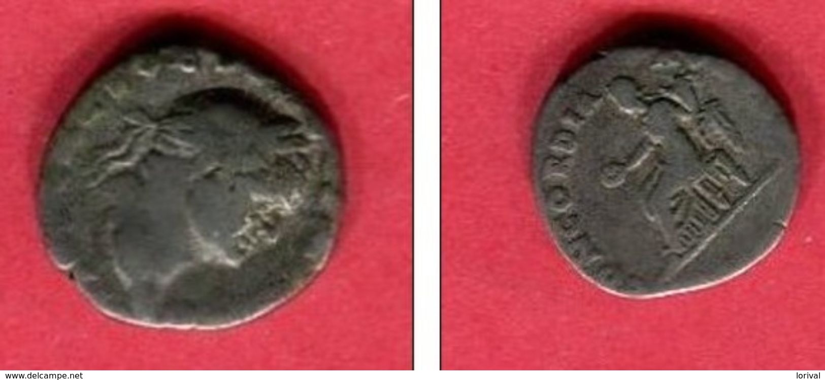 VESPASIEN DENIER LA CONCORDE   ( C 74 )  B 35 - The Flavians (69 AD Tot 96 AD)