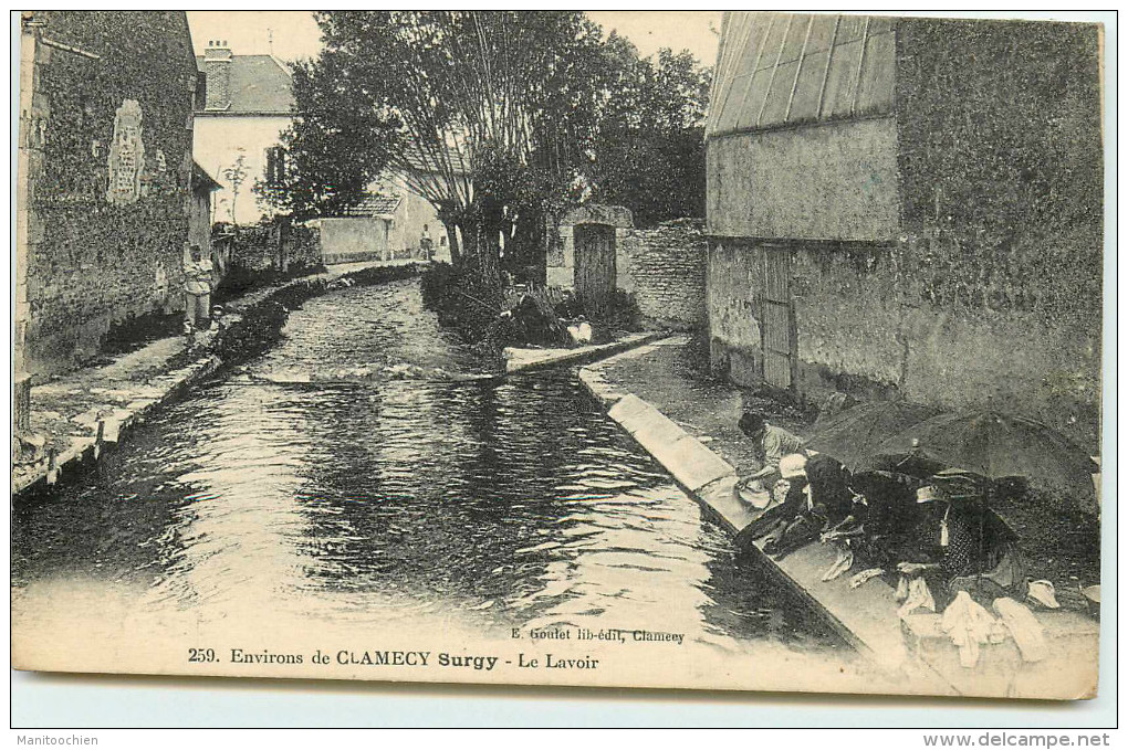 DEP 58 SURGY LE LAVOIR AVEC LAVENDIERES - Autres & Non Classés