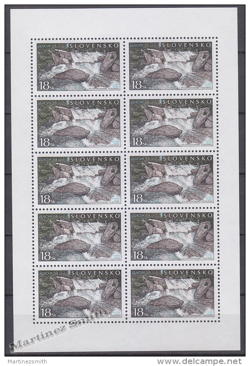 Slovakia - Slovaquie 2001 Yvert 346 Europa Cept. , Water Natural Richness - Sheetlet - MNH - Nuevos