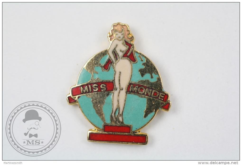 Pin Up Girl Miss Monde Signed Demons & Mervelles - Enamel Pin Badge #PLS - Pin-ups