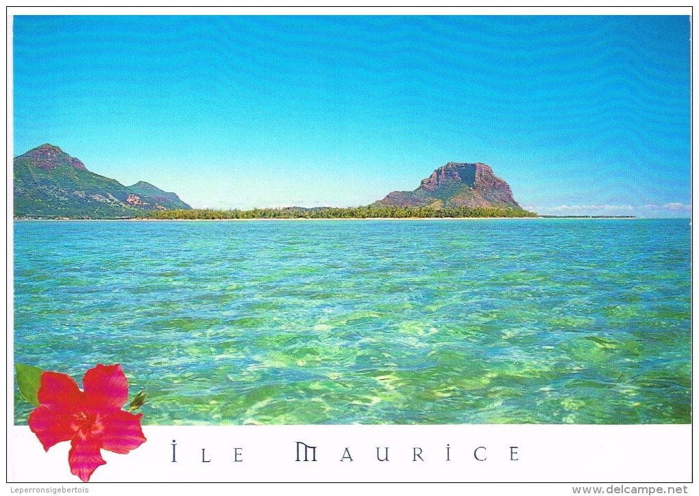 Carte Postale - Maurice - Le Morne Brabant Vu De La Mer - Maurice