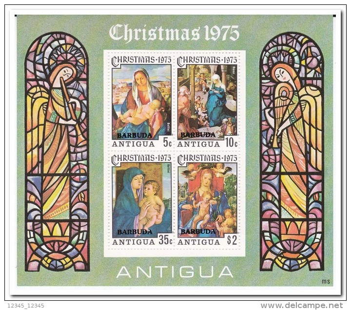 Antigua & Barbuda 1975, Postfris MNH, Christmas, Stained Glass - Antigua Et Barbuda (1981-...)