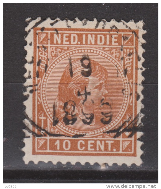 Nederlands Indie Netherlands Indies Dutch Indies Nr. 23 Used ; Koningin, Queen, Reine, Reina Wilhelmina 1892-1897 - Niederländisch-Indien