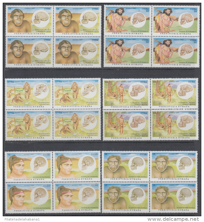 1997.44- * CUBA 1997. MNH. HOMBRE PREHISTORIA. ORIGENES DEL HOMBRE. OLD PREHISTORICAL MAN. - Unused Stamps