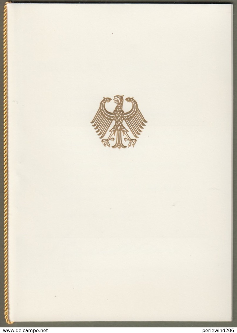 Bund + Saarland: Minister Card - Ministerkarte Typ II, Mi.-Nr. 293 + S. 438 **: " Schulze-Delitzsch " RR Joint Issue X - Brieven En Documenten