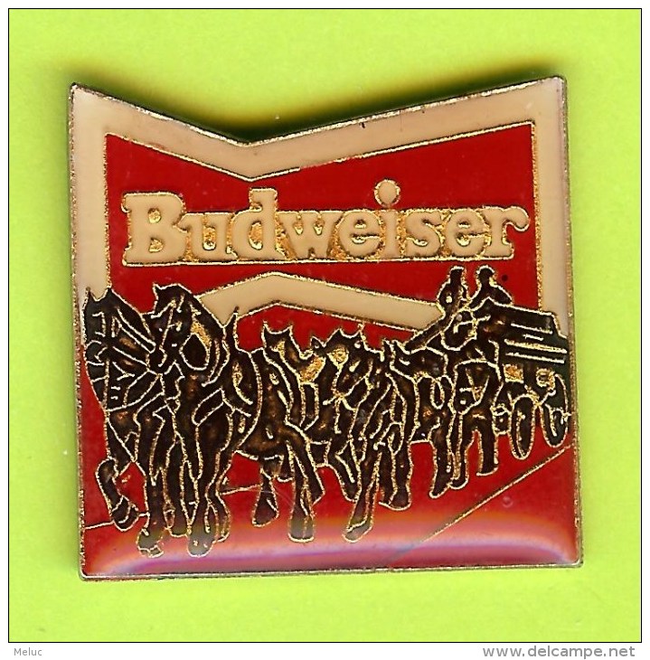 Pin's Bière Budweiser Attelage Chevaux - 7S09 - Beer