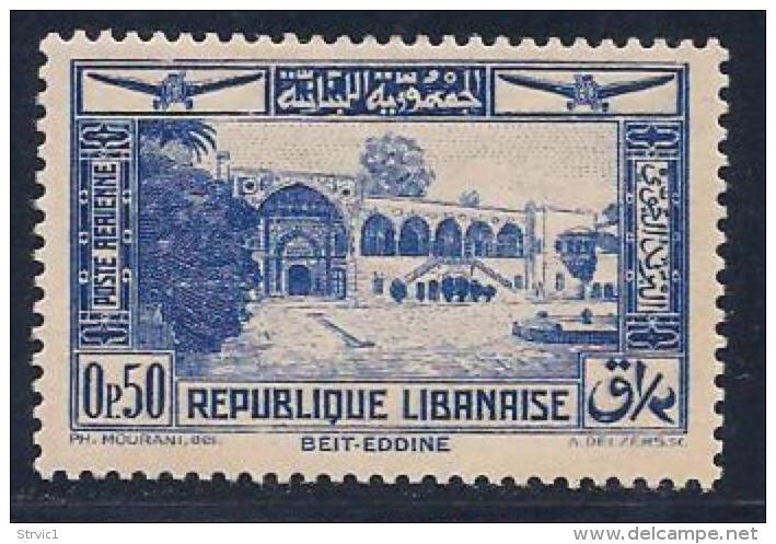 Lebanon, Scott # C65 Mint Hinged Biet Eddine, 1938 - Lebanon