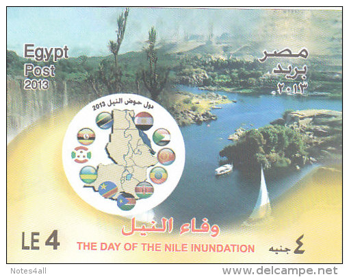 Stamps EGYPT 2013 THE DAY OF THE NILE INUNDATION S/S MNH */* - Ungebraucht