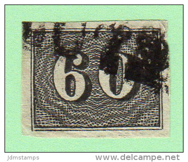 BRZ SC #24  1850 Numeral, CV $3.00 - Used Stamps