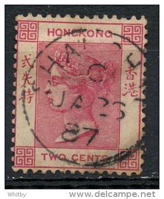 Hong Kong 1882 2 Cents Queen Victoria Issue #36 - Oblitérés