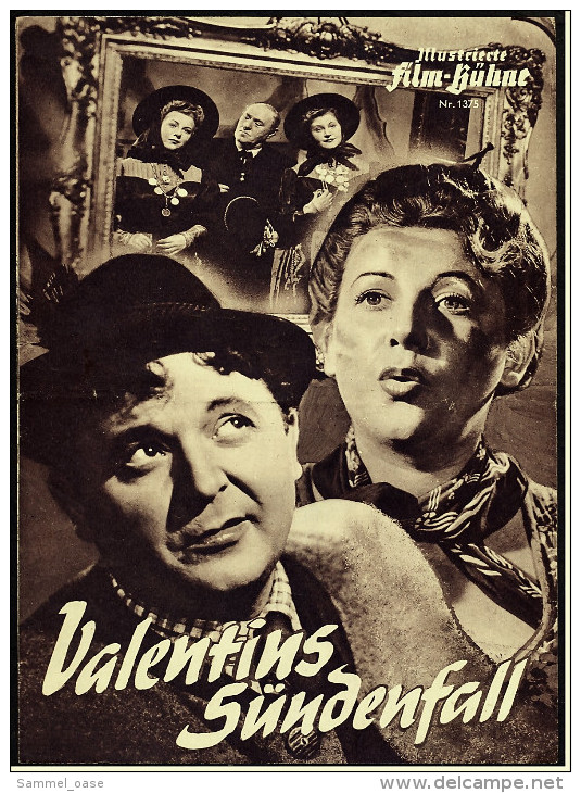 Illustrierte Film-Bühne  -  "Valentins Sündenfall"  -  Mit Josef Egger , Sepp Rist -  Filmprogramm Nr. 1375 Von Ca. 1951 - Zeitschriften