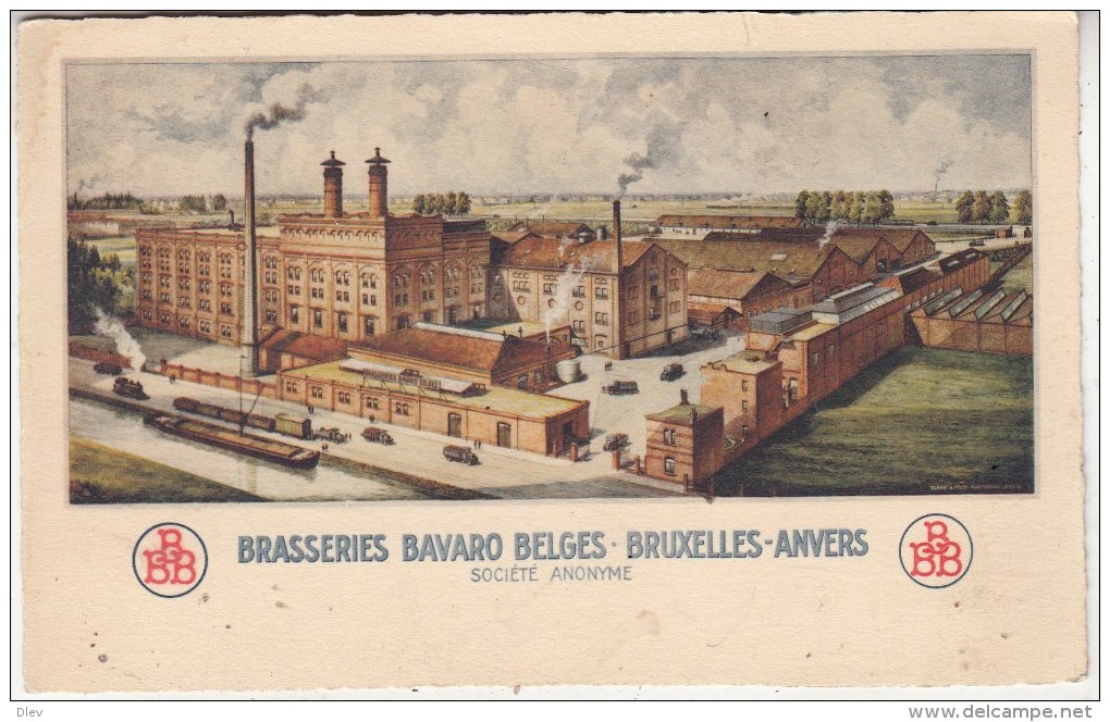 Brasseries Bavaro Belges - Bruxelles-Anvers SA - 1937 - Other & Unclassified