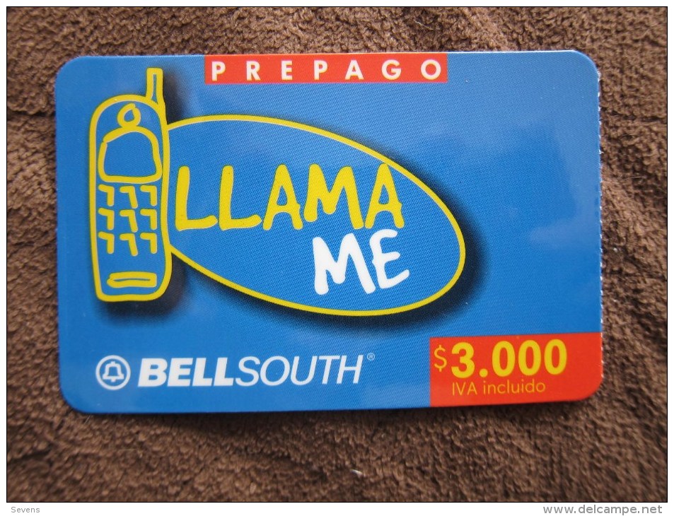 Bell South Prepaid Phonecard, Used - Chili