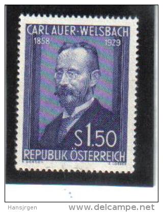 V V 413 ÖSTERREICH 1954 MICHL 1006 WELSBACH ** POSTFRISCH - Ungebraucht