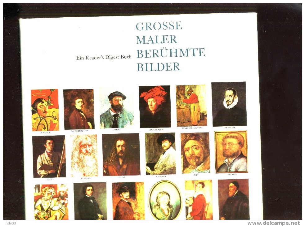 - GROSSE MALER BERÜHMTE BILDER . EIN READER'S DIGEST BUCH . - Malerei & Skulptur