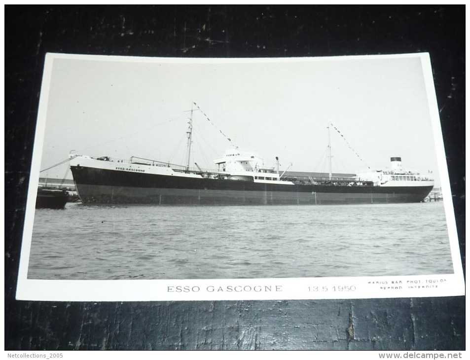 ESSO GASCOGNE 13-5-1950 - Bateau Pétrolier - Tankers