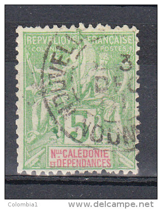 NOUVELLE CALEDONIE YT 59 Oblitéré 3 DEC ? NOUMEA - Used Stamps
