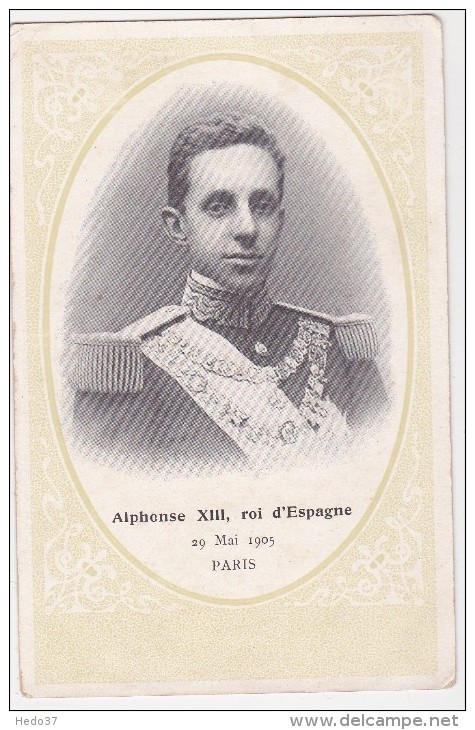 Alphonse XIII Roi D´Espagne - Personnages Historiques