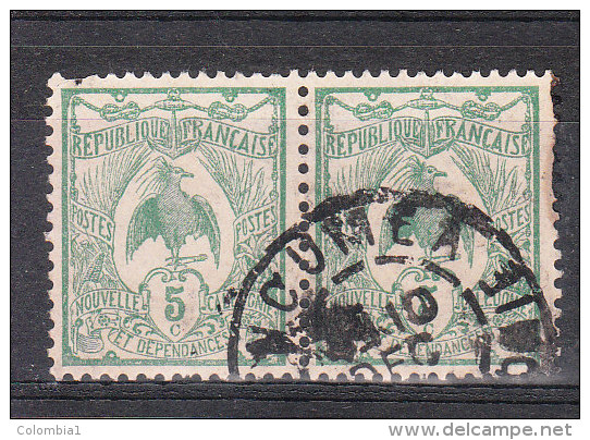NOUVELLE CALEDONIE YT 91 DUO Oblitéré NOUMEA 10 DEC ? - Used Stamps