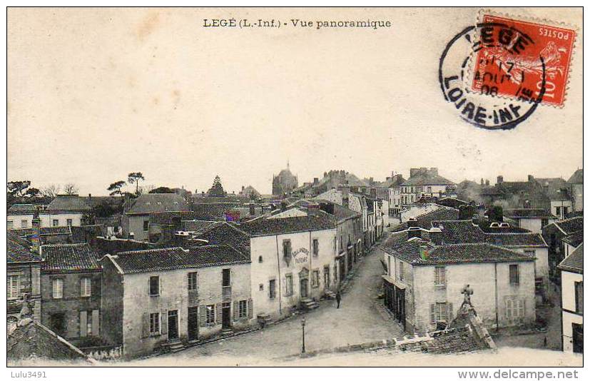 CPA - LEGE (44) - Vue De La Boulangerie Et D´un Quartier Du Bourg - Legé