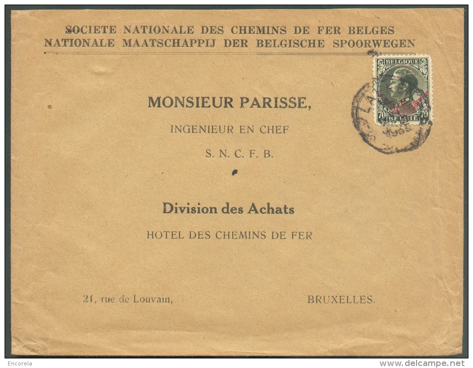 S N°19 - 70 Centimes LEOPOLD III  Obl. Sc LAEKEN 1 Sur Lettre Du 13-VI-1935 Vers Bruxelles - 10373 - Otros & Sin Clasificación