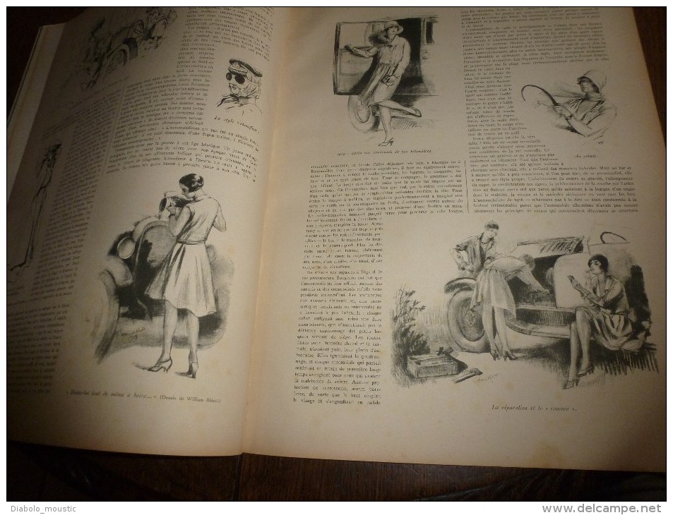 1929 Numéro SPECIAL  : L'AUTOMOBILE ET LE TOURISME....les belles voitures