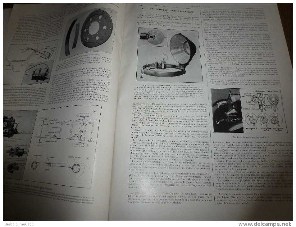 1929 Numéro SPECIAL  : L'AUTOMOBILE ET LE TOURISME....les belles voitures