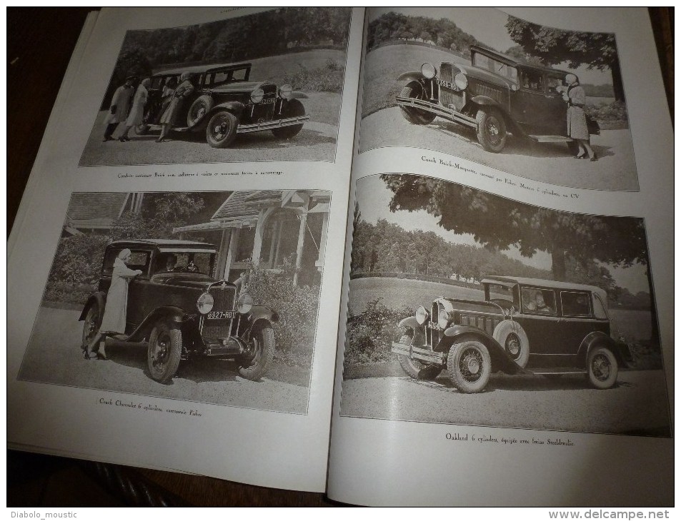 1929 Numéro SPECIAL  : L'AUTOMOBILE ET LE TOURISME....les belles voitures