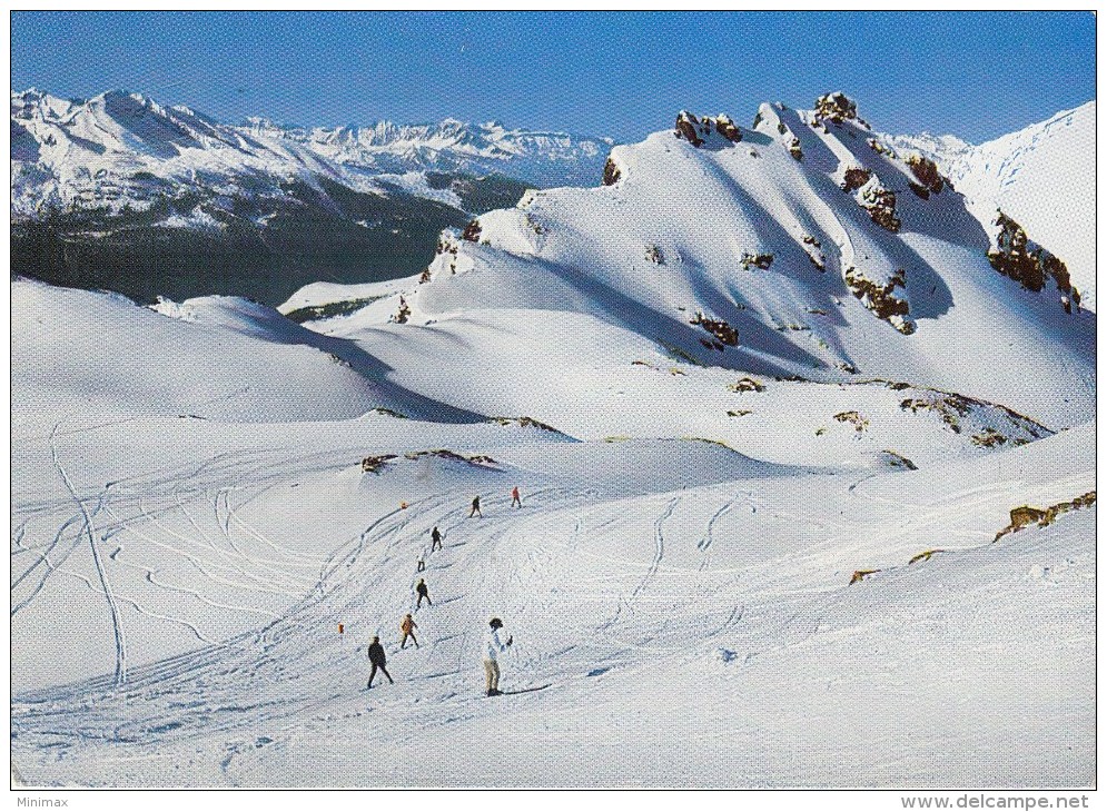 Lenzerheide-Valbella ü M. Skiabfahrt Vom Parpaner Rothorn Bergstation - 1963 - Parpan