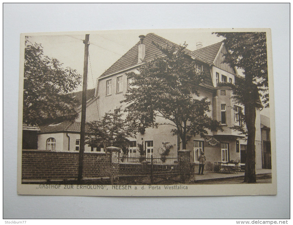 NEESEN  Porta Westfalica    , Schöne Karte  , 2 Scans - Porta Westfalica