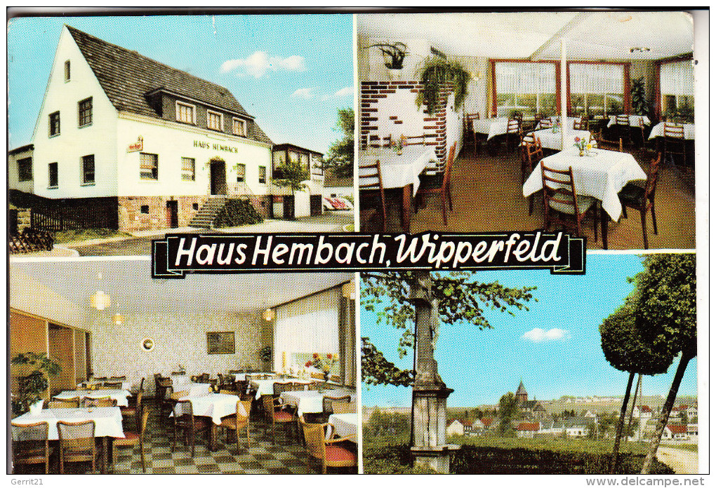 5272 WIPPERFÜRTH - WIPPERFELD, Restaurant "Haus Hembach" - Wipperfuerth