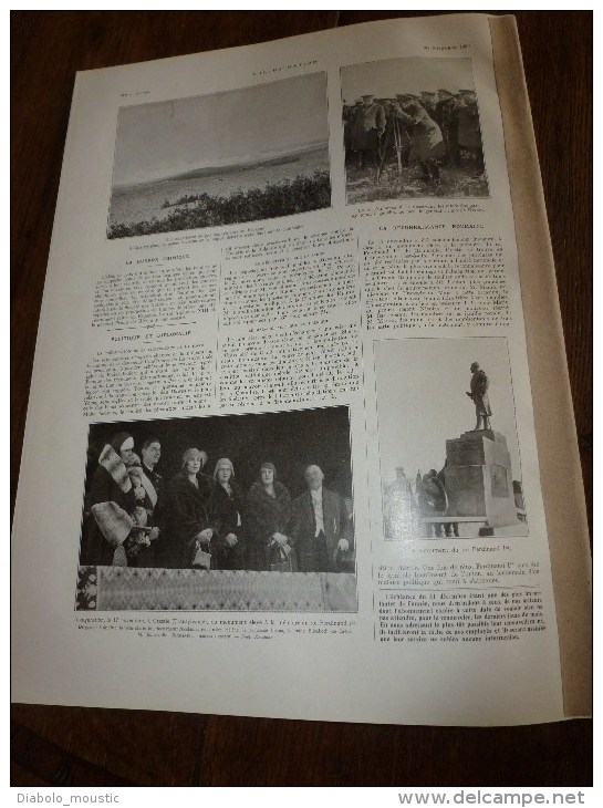 1929 Numéro SPECIAL  consacré à CLEMENCEAU  trés important documentaire photos couleurs et N B et textes