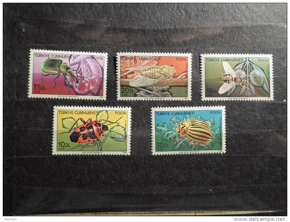 Turkey  - Insects - Mint, Unused Stamps    1982   MnH    J27.7 - Ongebruikt