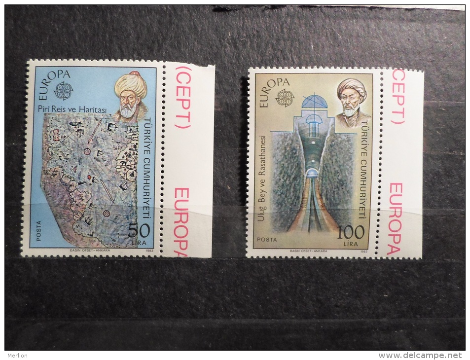 Turkey  - Mi. 2631-32  Piri Reis  - Ulug Bey  - Mint, Unused Stamps With Margins    1983   MnH    J27.8 - Ongebruikt