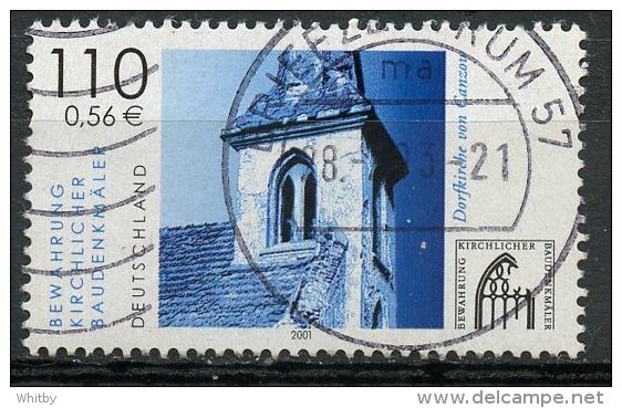 Germany 2001 110pf Canzow Church Issue #2130  SON Cancel - Used Stamps