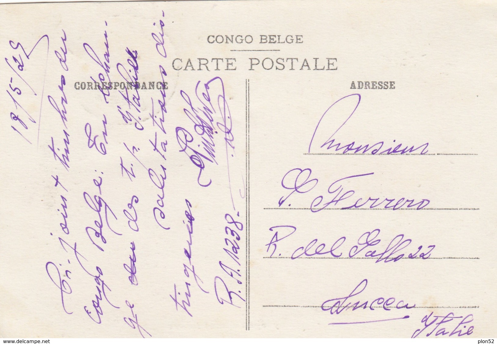 8185-CONGO BELGE-PAYSAGE DU HAUT FLEUVE-1929-FP - Autres & Non Classés