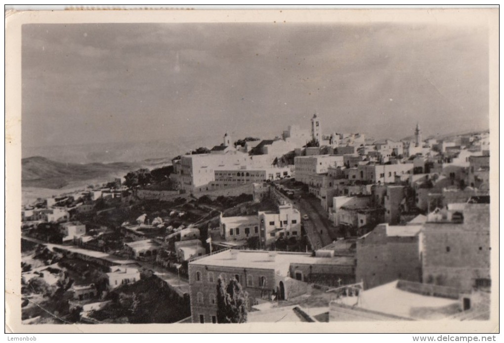 RP, General View Of Bethlehem, 1962, Mailed From Greece, With Nato, Zappeion Stamp, Used Real Photo Postcard [15592] - Other & Unclassified