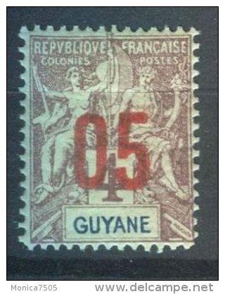 FRANCE  COLONIES  ( GUYANE  )  :    Y&amp;T  N°  67  TIMBRE  AVEC  BELLE  OBLITERATION , A  VOIR  . - Oblitérés