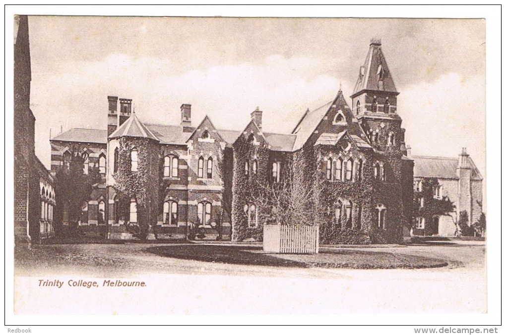RB 1002 - Early Postcard - Trinity College - Melbourne Victoria - Australia - Melbourne