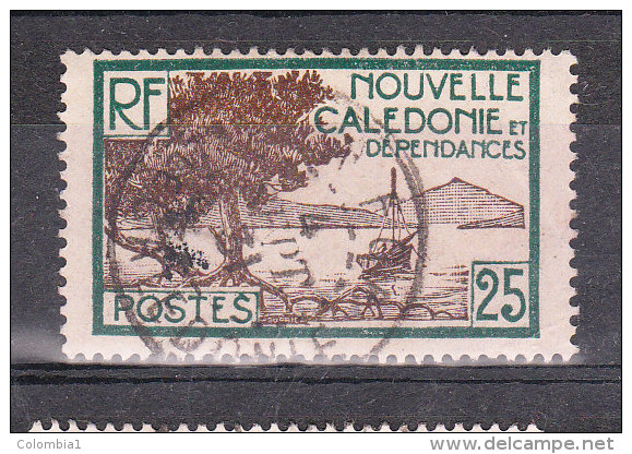 NOUVELLE CALEDONIE YT 146 Oblitéré 4 SEPT 1931 - Usados