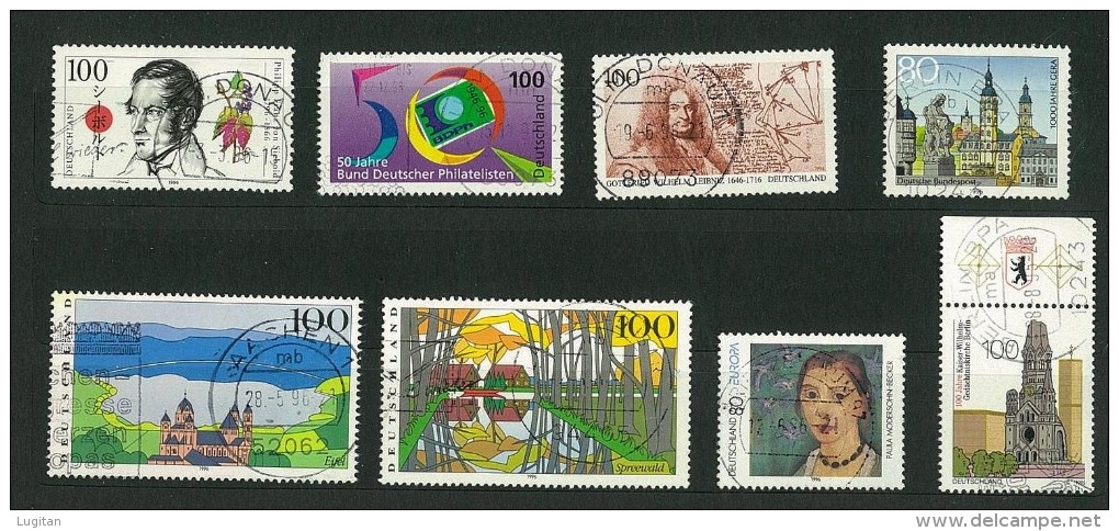 GERMANIA - GERMANY -  24 FRANCOBOLLI USATI ANNI VARI - CANCELLED STAMPS - - Vrac (max 999 Timbres)