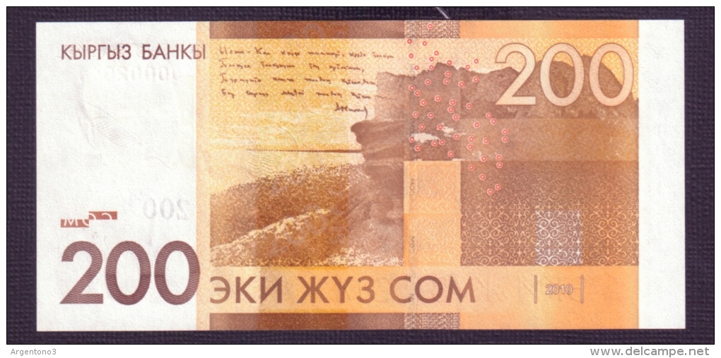 Kyrgyzstan 200 Som 2014 Commemorative Gem UNC - Kirghizistan