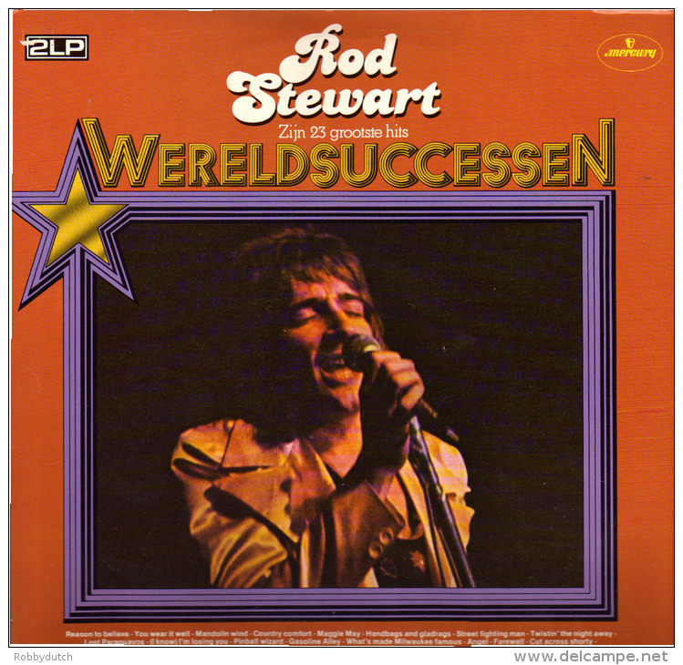 * 2LP *  ROD STEWART - WERELDSUCCESSEN (Holland 1974 EX-!!!) - Rock